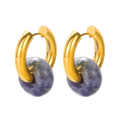 Erde - Soladia Huggie Earrings