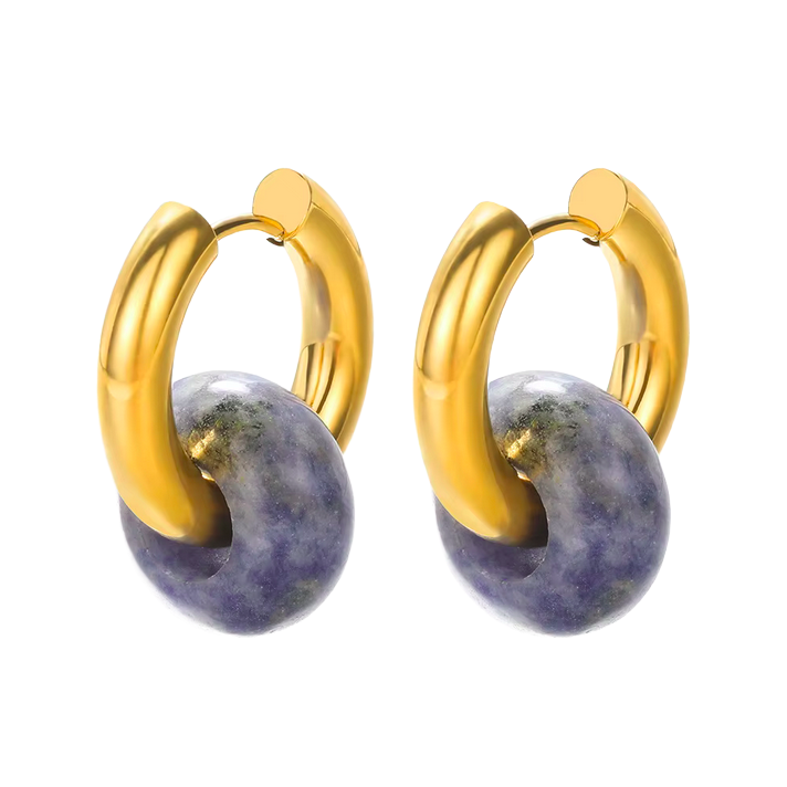 Erde - Soladia Huggie Earrings