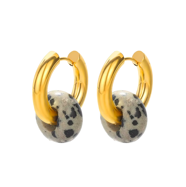 Erde - Dalmara Huggie Earrings
