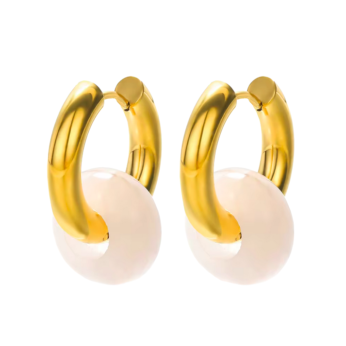 Erde - Rosara Huggie Earrings