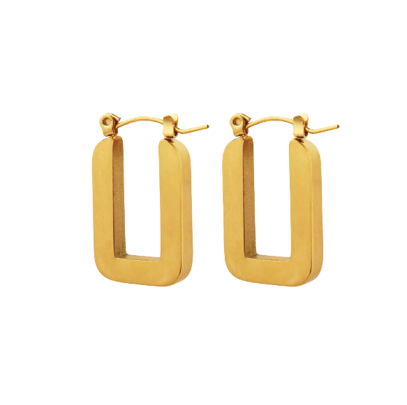 Monolith Hoop Earrings